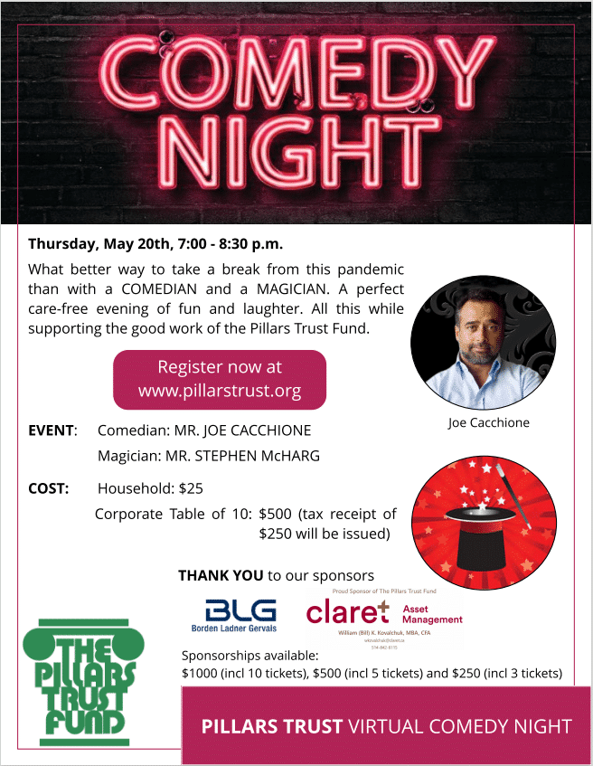 Comedy Night and Donor Update